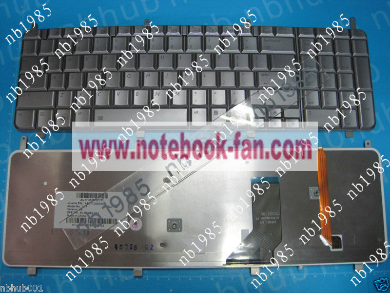 HP HDX X18 X18T HDX18 SILVER Backlit keyboard US